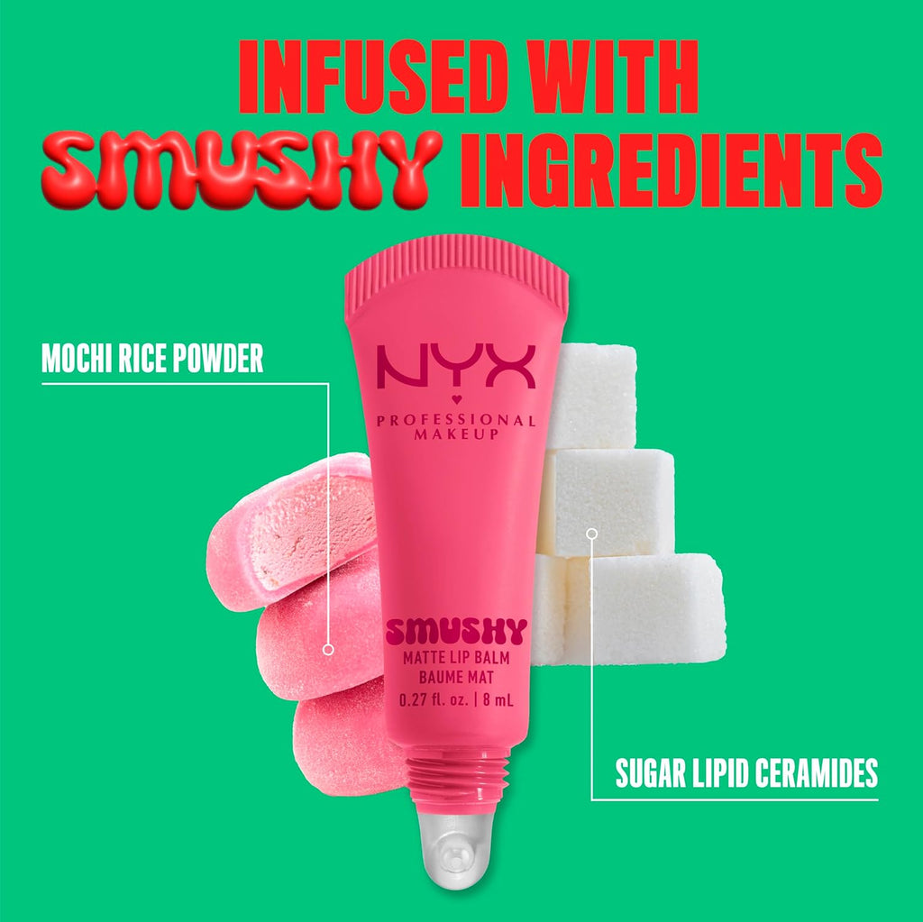 NYX Smushy Matte Lip Balm SMB02- Swipe Sesh