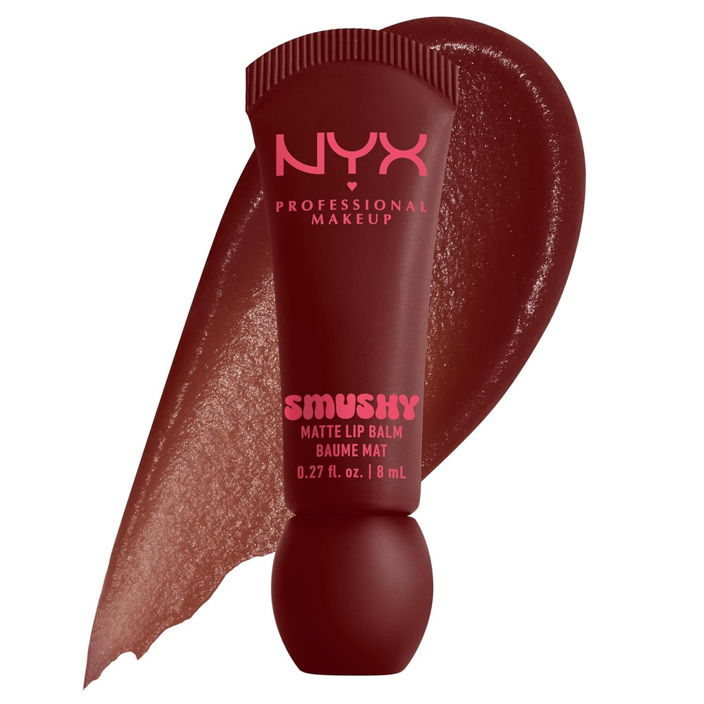 NYX Smushy Matte Lip Balm SMB08- Smudge Fudge
