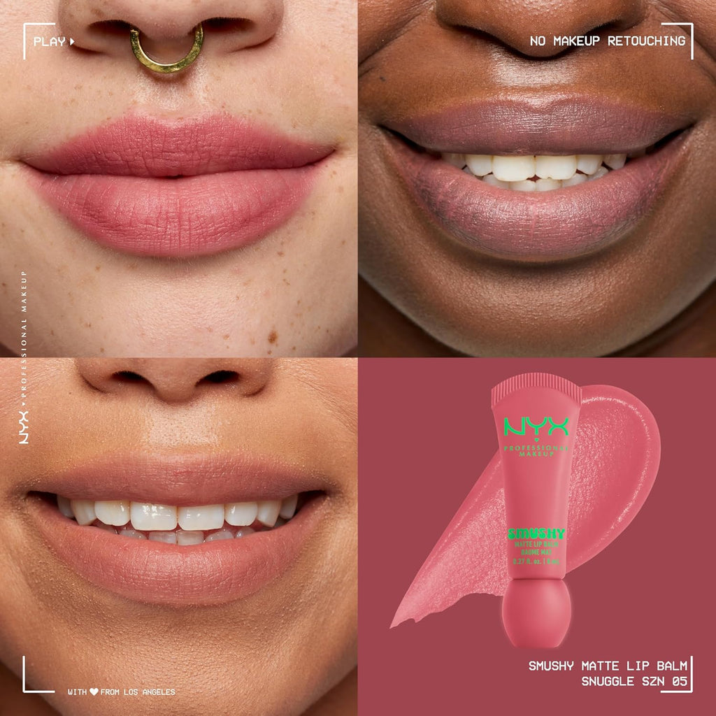 NYX Smushy Matte Lip Balm SMB05- Snuggle Szn