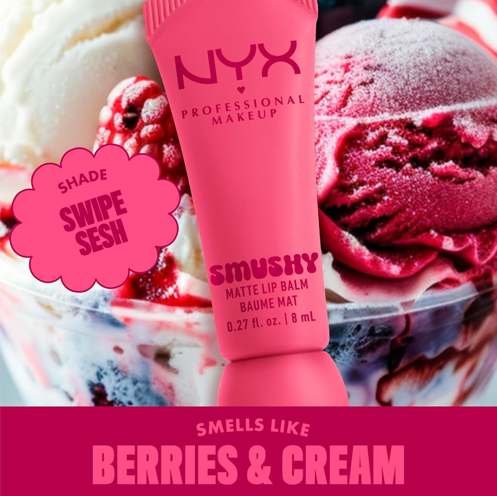 NYX Smushy Matte Lip Balm SMB02- Swipe Sesh