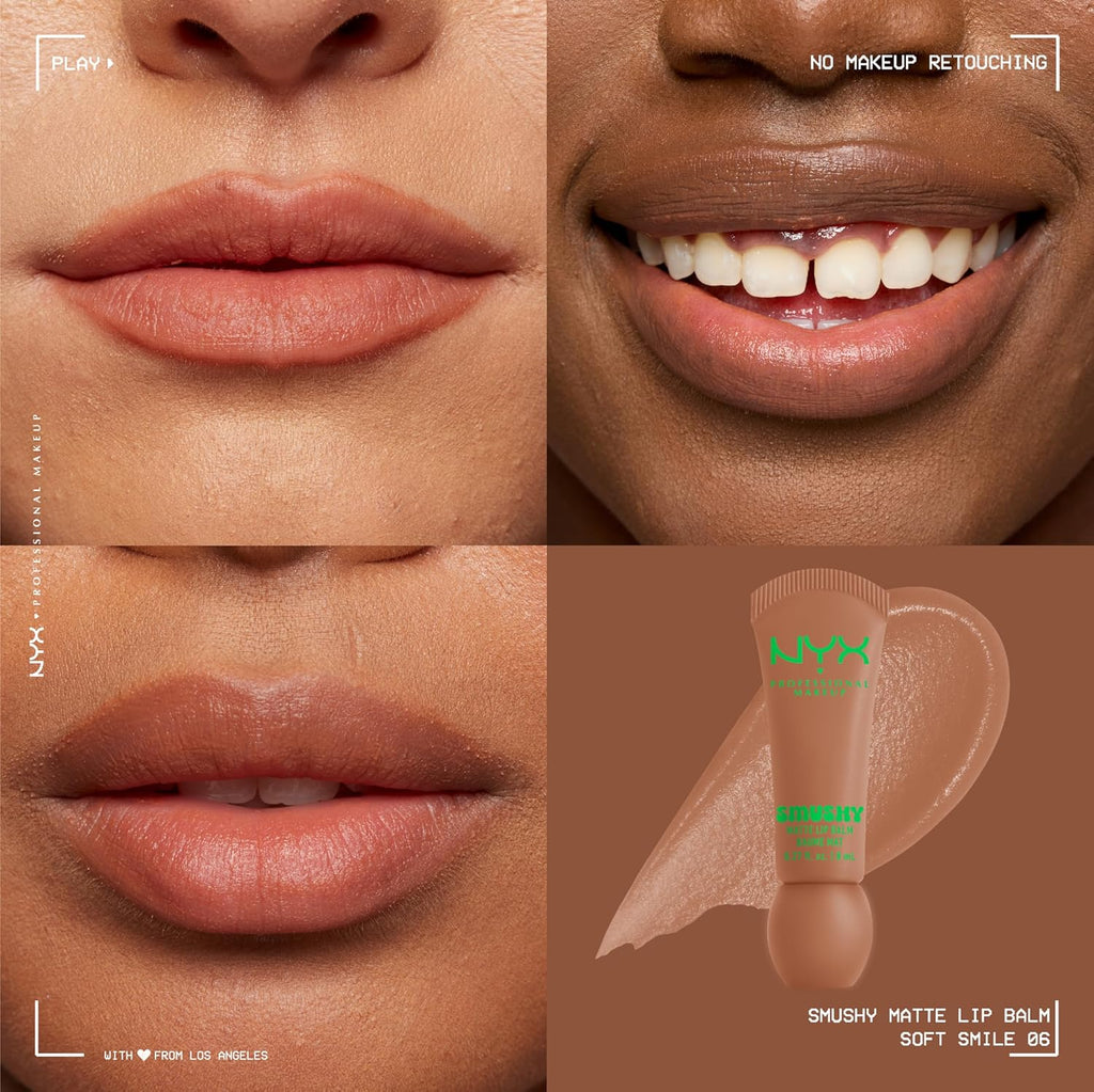 NYX Smushy Matte Lip Balm SMB06- Soft Smile