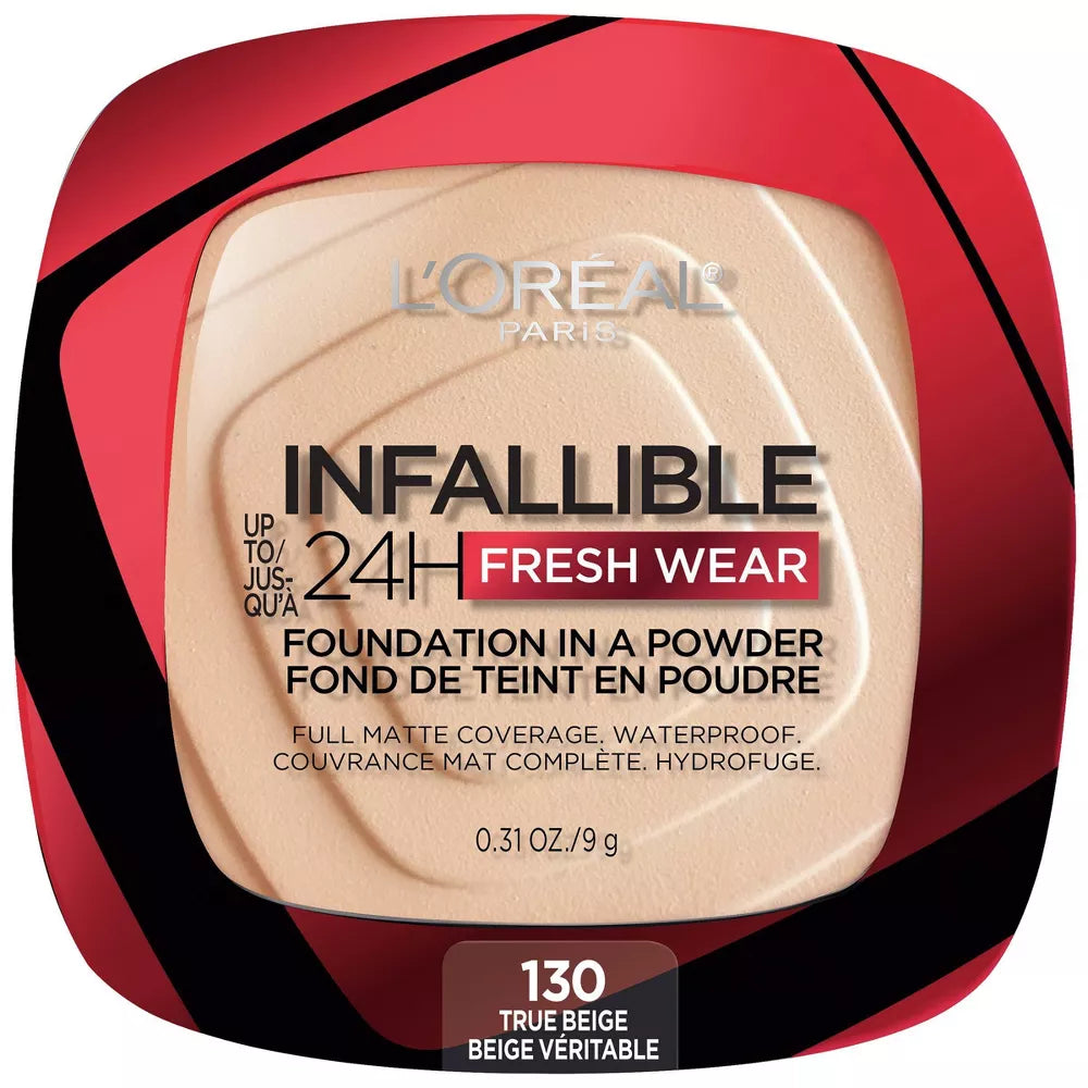 L'Oreal Paris Infallible 24H Fresh Wear Powder - 130 True Beige