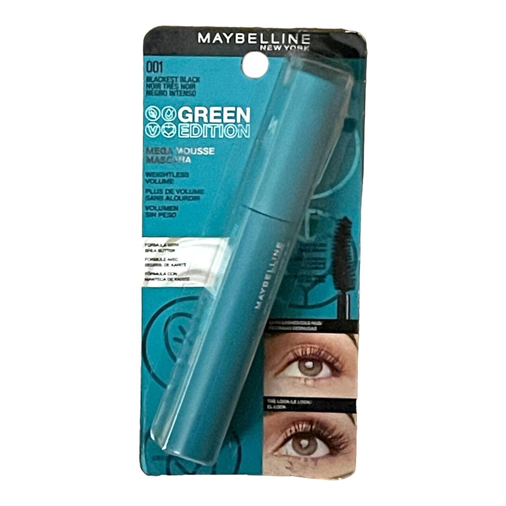 Maybelline Green Edition Mascara - 001 Blackest Black