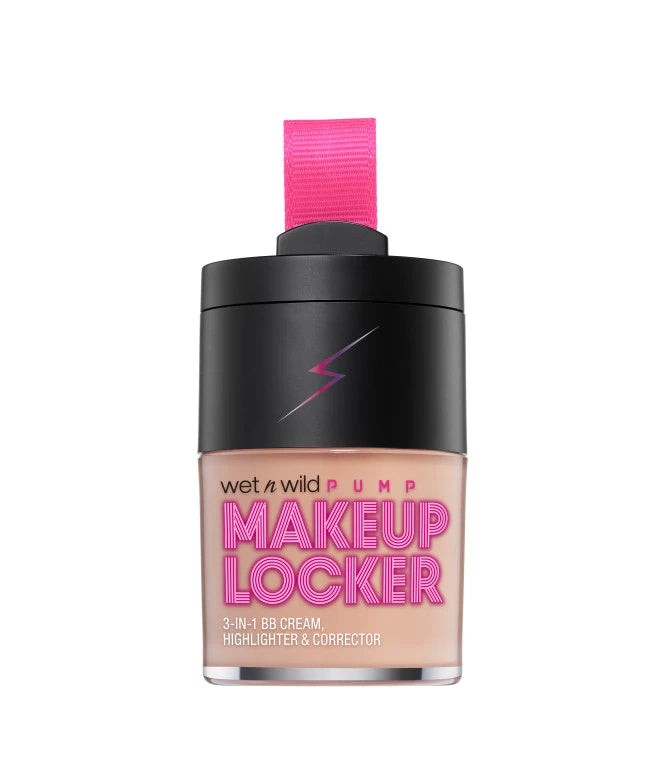 WET N' WILD MAKEUP LOCKER- 3-IN-1 SHEER BB CREAM, HIGHLIGHTER & CORRECTOR- LIGHT
