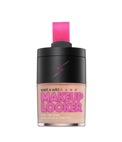 WET N' WILD MAKEUP LOCKER- 3-IN-1 SHEER BB CREAM, HIGHLIGHTER & CORRECTOR- LIGHT