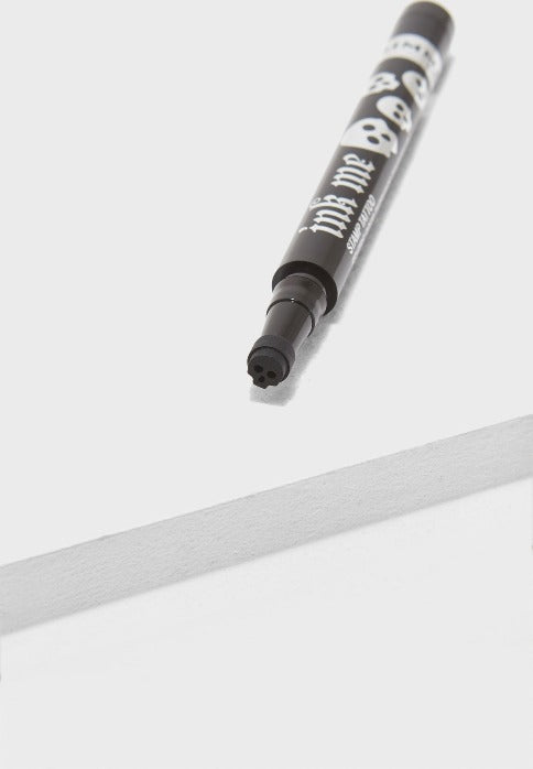 RIMMEL INK ME TATTOO STAMP SKULL BLACK EYELINERS