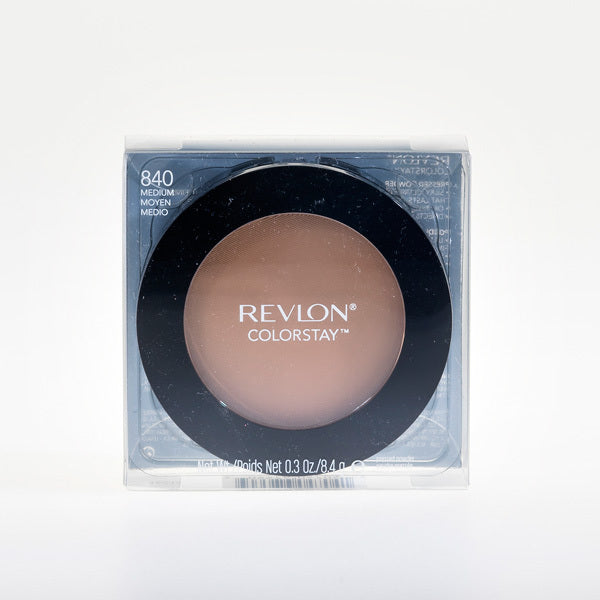 REVLON COLORSTAY FINISHING PRESSED POWDERS- LIGHTWEIGHT AND OIL-FREE "840 MEDIUM"