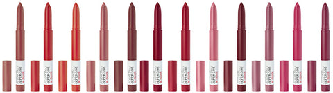 MAYBELLINE "SUPERSTAY INK CRAYON, MATTE LONGWEAR LIPSTICK"