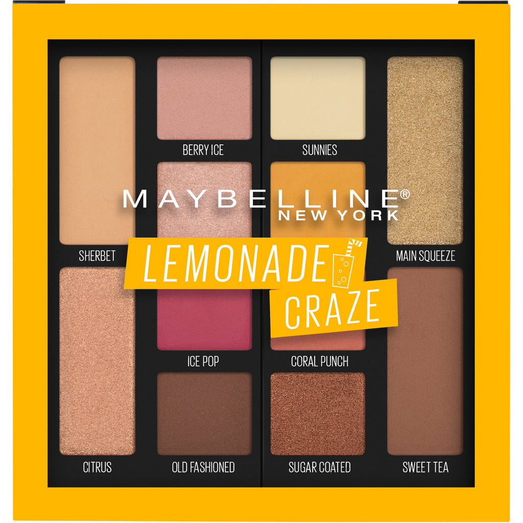 MAYBELLINE EYESHADOWS PALETTE "LEMONADE CRAZE"