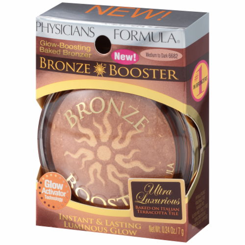 PHYSICIANS FORMULA BRONZE BOOSTER GLOW-BOOSTING BAKED BRONZER "MEDIUM TO DARK"