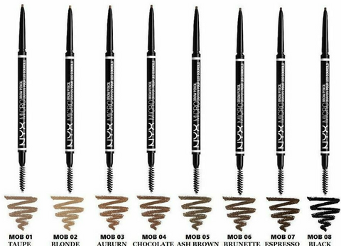 "NYX MICRO EYEBROW PENCILS"