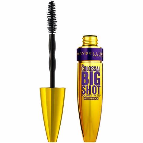 Maybelline Volum' Express The Colossal Big Shot Washable Mascara, Brownish Black