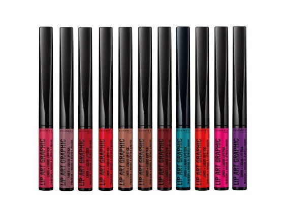 RIMMEL LONDON "LIP ART GRAPHIC"