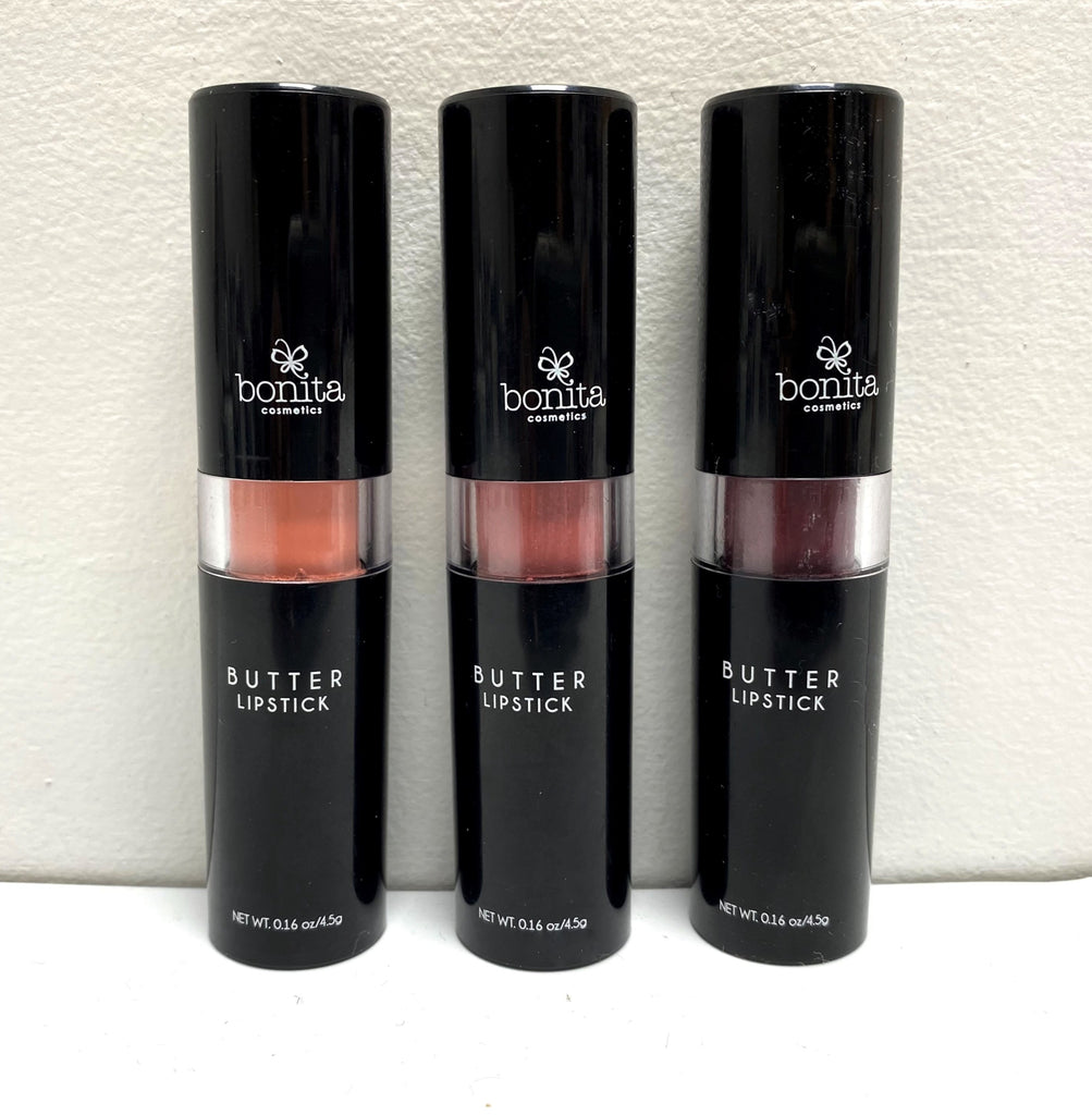BONITA COSMETICS BUTTER LIPSTICK 3 PIECE SET
