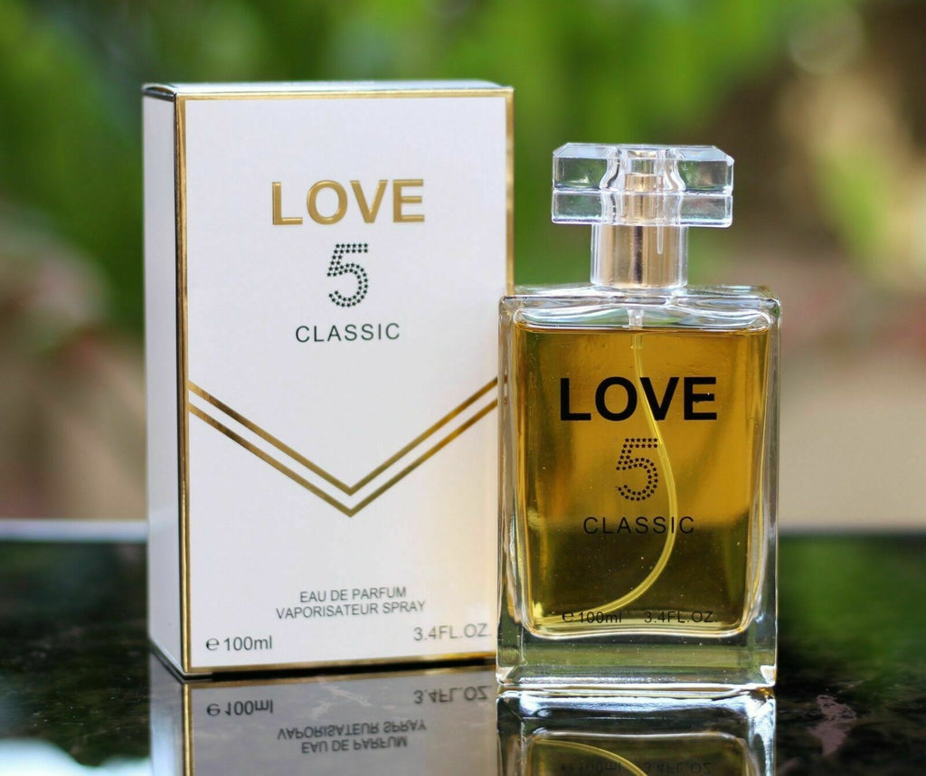 1023-1-3 "LOVE 5 WOMEN FRAGRANCES"
