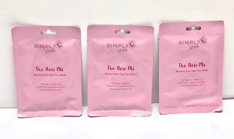 SIMPLY BELLA "THE NEW ME"RETINOL ANTI-AGE FACE MASK