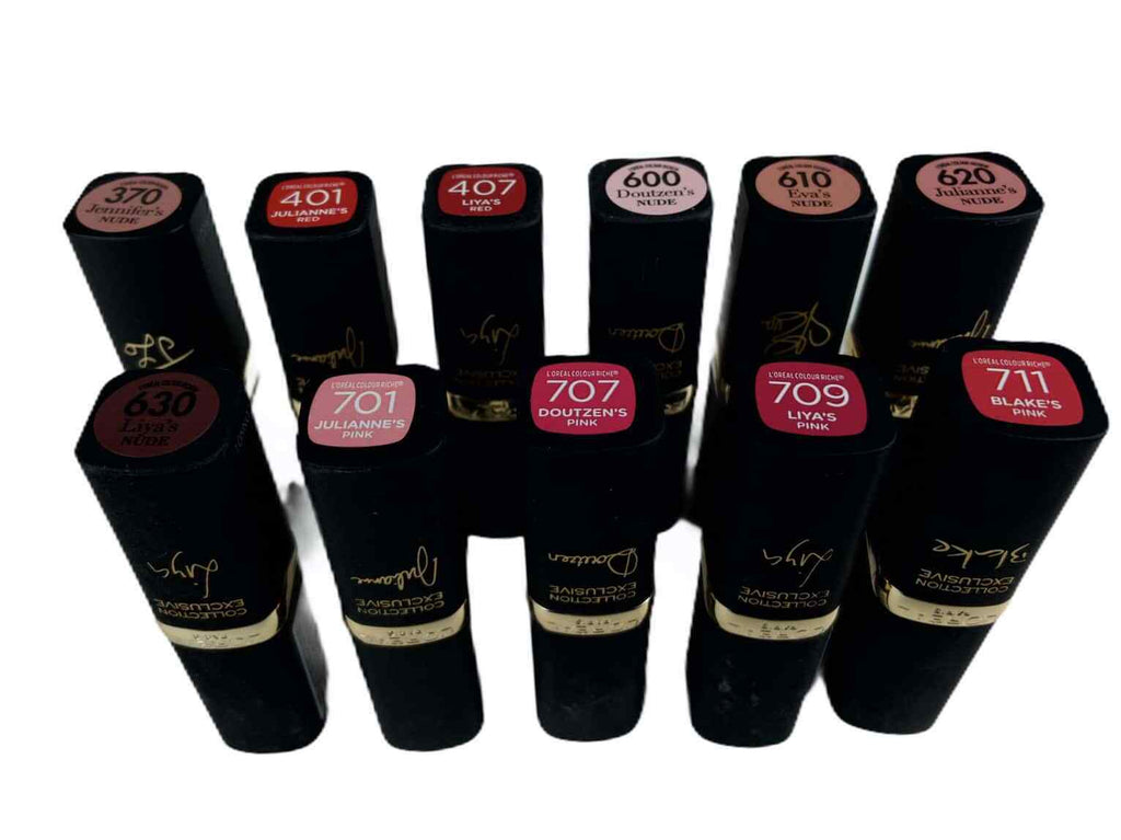 L'OREAL PARIS COLOUR RICHE COLLECTION EXCLUSIVE ASSORTED LIP STICKS