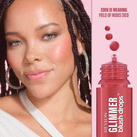 Revlon Glimmer Blush Drops - Field of Roses