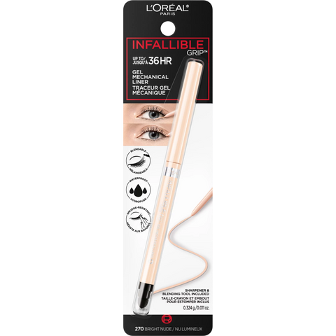 L'Oreal Paris Infallible Grip Mechanical Gel Eyeliner - Bright Nude