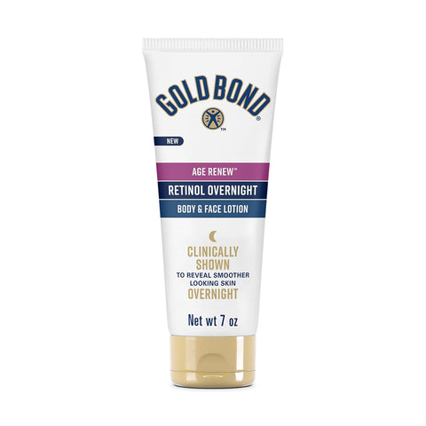 Gold Bond Age Renew Retinol Overnight Body & Face Lotion - 7 oz