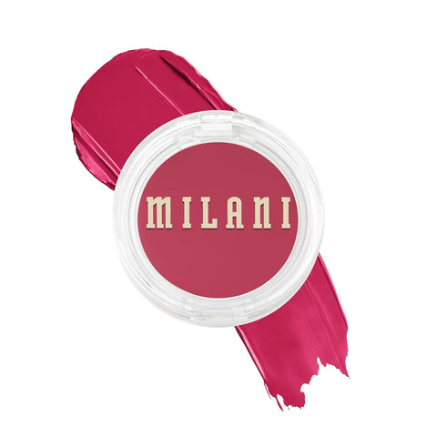 Milani Cheek Makeup Cream Blush for Cheeks and Lip Tint - Blushing Berry