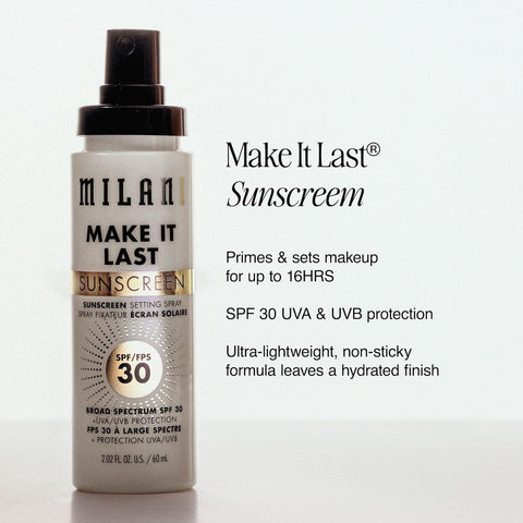 Milani Makeup Setting Spray and Base + Sunscreen