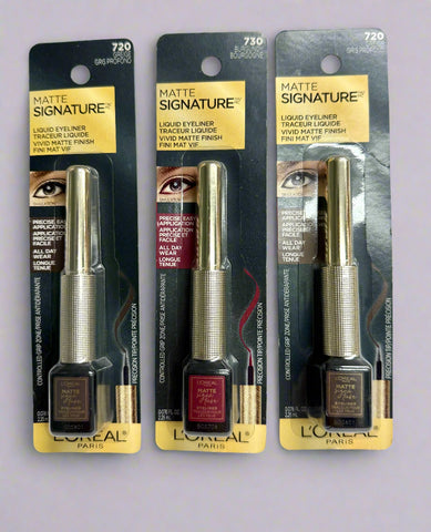 L'oreal Matte Signature Liquid Eyeliner - Assorted
