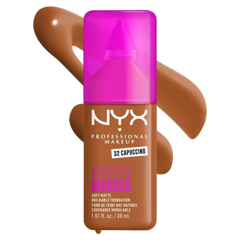 NYX Make ‘Em Wonder Soft Matte Buildable Foundation - 32 Capuccino