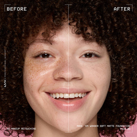 NYX Make ‘Em Wonder Soft Matte Buildable Foundation - 03 Fair