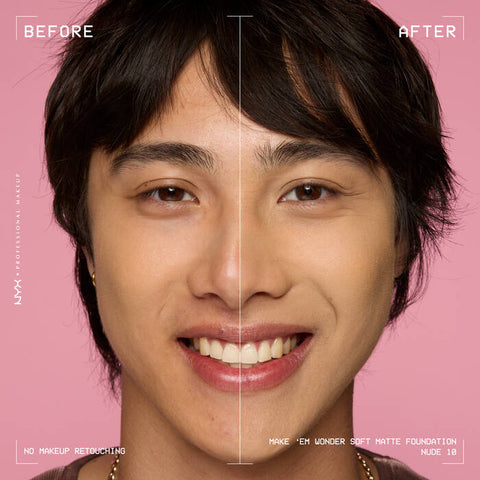 NYX Make ‘Em Wonder Soft Matte Buildable Foundation - 10 Nude