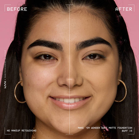 NYX Make ‘Em Wonder Soft Matte Buildable Foundation - 15 Buff
