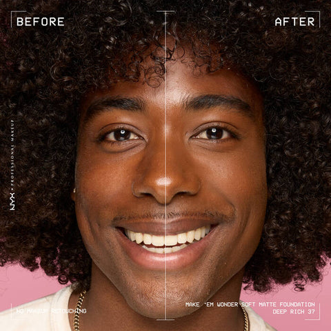 NYX Make ‘Em Wonder Soft Matte Buildable Foundation - 37 Deep Rich