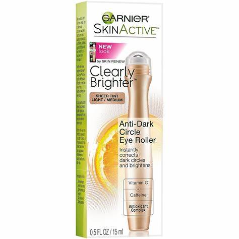 Garnier SkinActive Clearly Brighter Anti-Puff Eye Roller, 0.5 fl oz