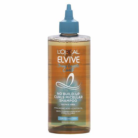 L'oreal Paris Elvive Dream Lengths Curls Micellar Shampoo No Build Up 16.9 Oz