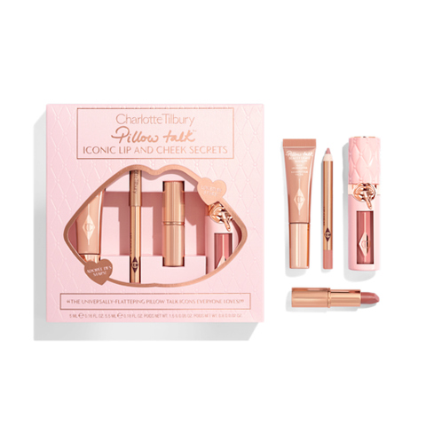 Charlotte Tilbury Pillow Talk Iconic Lip And Cheek Secrets Lip Set