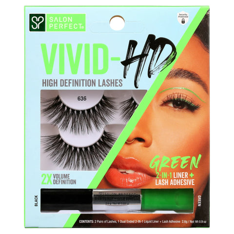 Salon Perfect Vivid-HD Lash & Dual Ended 2-IN-1 Liquid Liner + Lash Adhesive