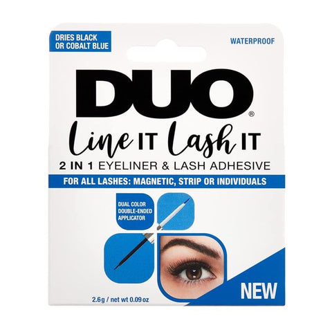 DUO Line It Lash It Dual Color Eyeliner & Lash Adhesive - "Cobalt Blue"