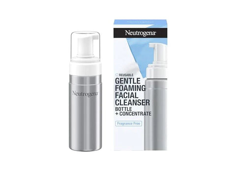 Neutrogena Reusable Gentle Foaming Facial Cleanser Starter Kit, 1 Reusable Pump Bottle &amp; 1 Refill Pack - 7.5 fl. oz