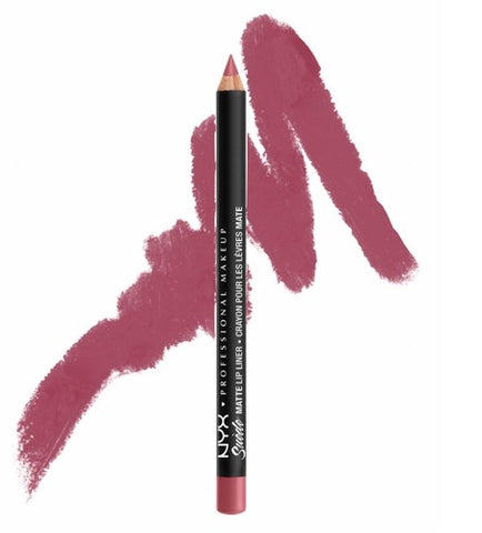 NYX Suede Matte Lip Liner Pencil - Assorted