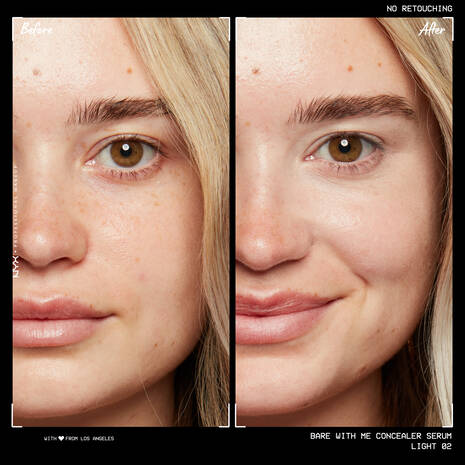 NYX Bare With Me Concealer Serum - Light Beige