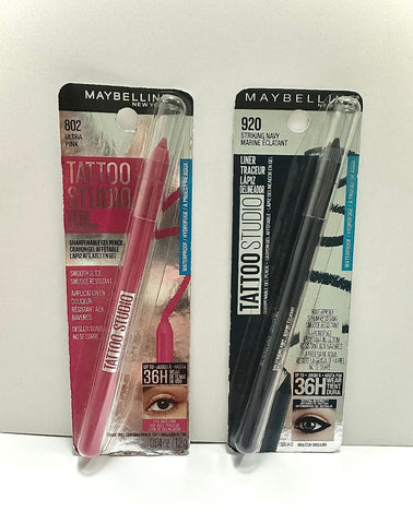 Maybelline Tattoo Studio Sharpenable Gel Pencil Waterproof Eyeliner - Assorted"