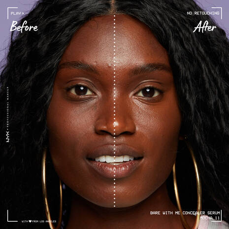 NYX Bare With Me Concealer Serum - Mocha