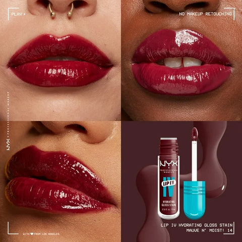 NYX Lip I.V Hydrating Lip Gloss Serum -  Mocha Me Wet