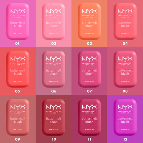 NYX Buttermelt Blush - Assorted