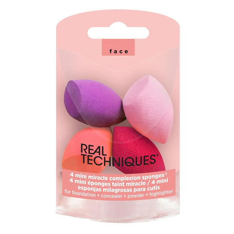 Real Techniques Mini Miracle Complexion Sponges - 4pk