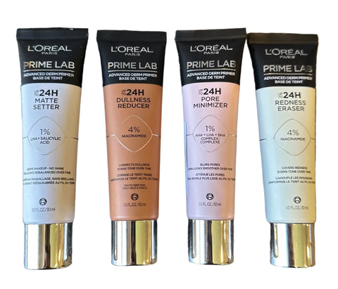 L'Oreal Paris Up to 24hr Prime Lab Primer - Assorted