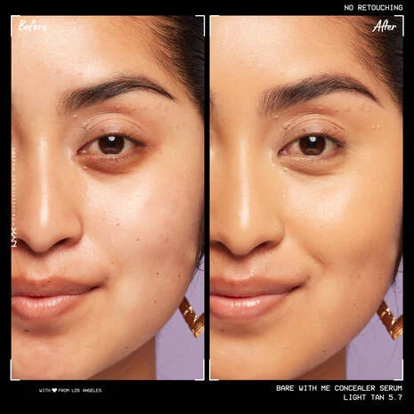 NYX Bare With Me Concealer Serum - Light Tan