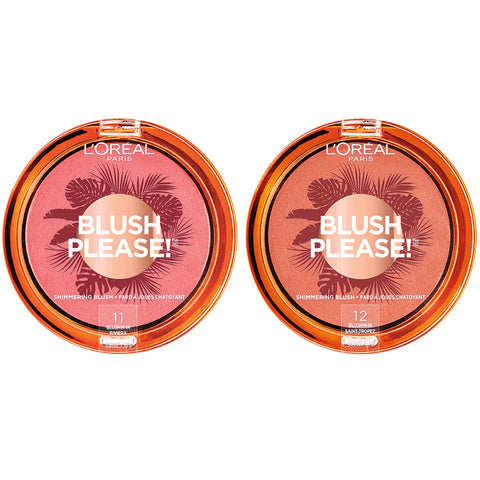 L'OREAL BLUSH PLEASE! SHIMMERING BLUSH ASSORTED