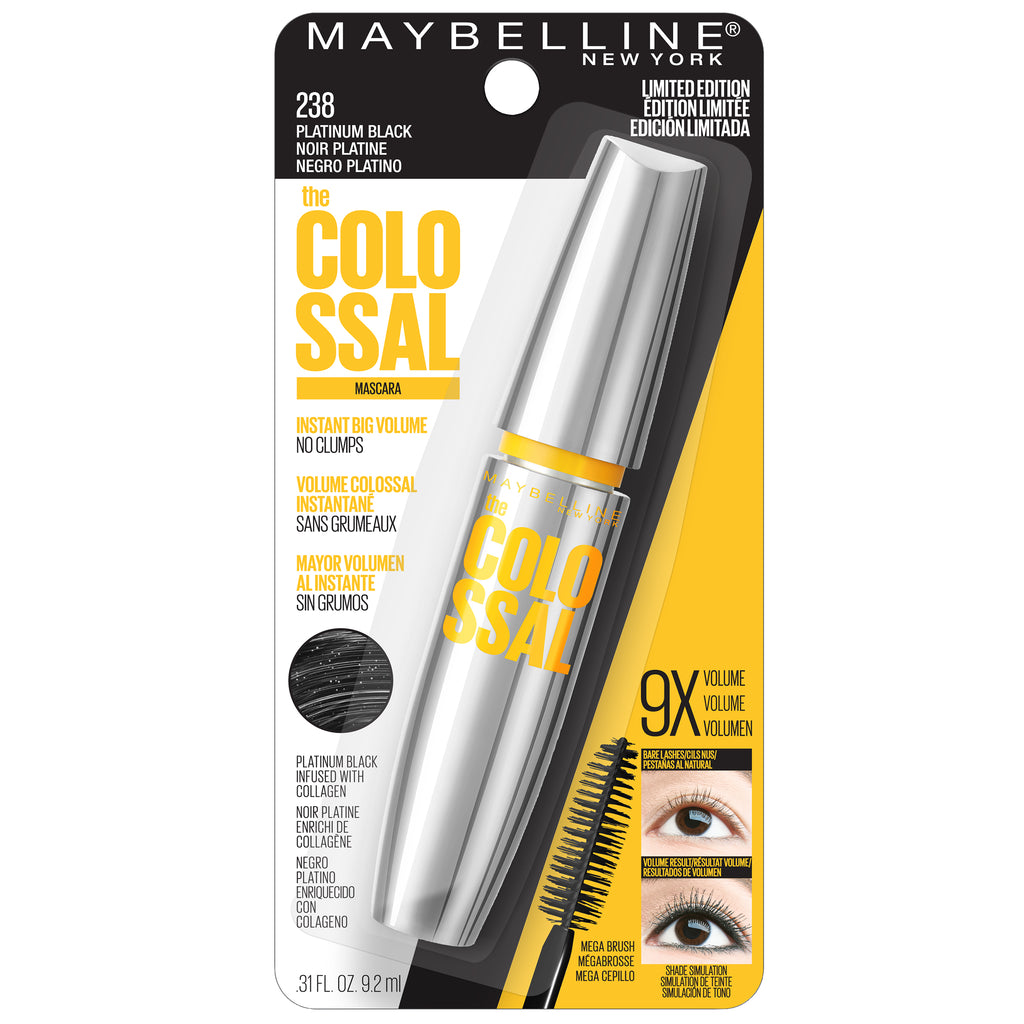 MAYBELLINE "VOLUM' EXPRESS THE COLOSSAL WASHABLE MASCAR