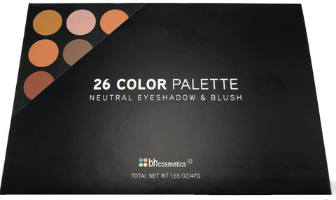 BH Cosmetics 26 Color Palette Neutral Eyeshadows